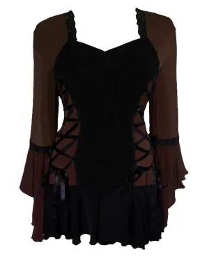 Bolero Top in Walnut