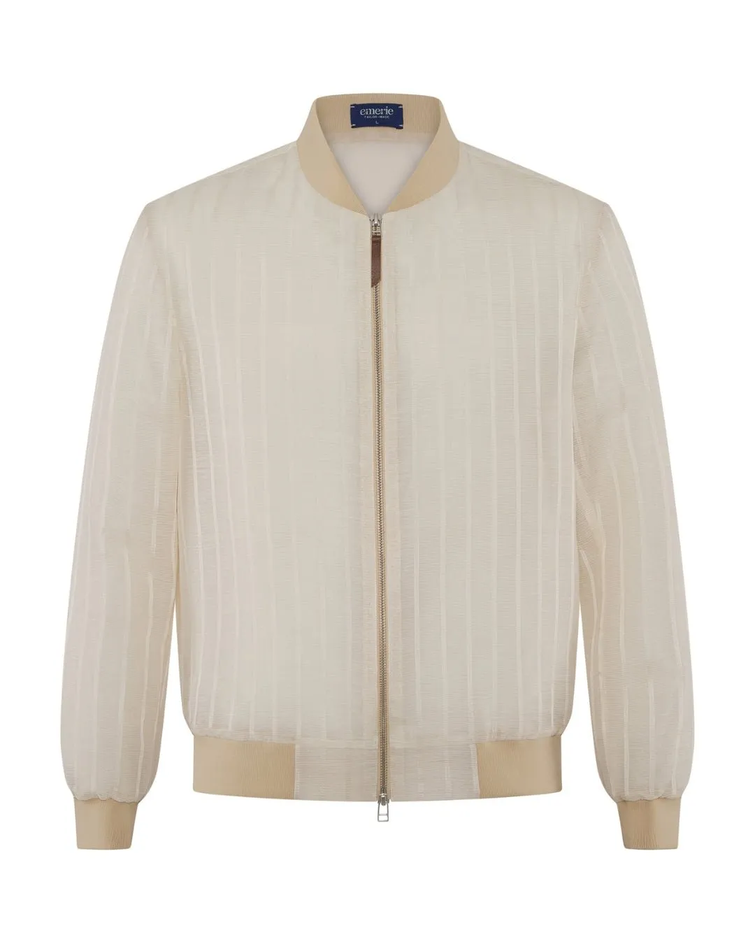 Catalino Barong Jacket in Piña Shifu Stripes, natural