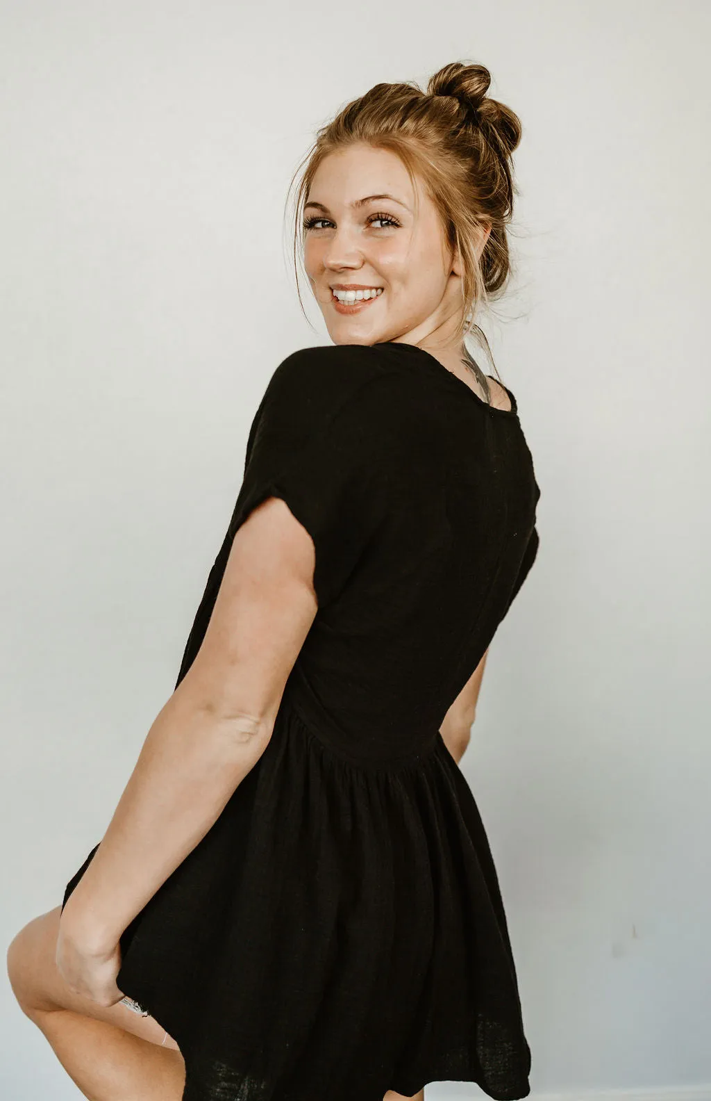 Go With The Flow Button Down Blouse