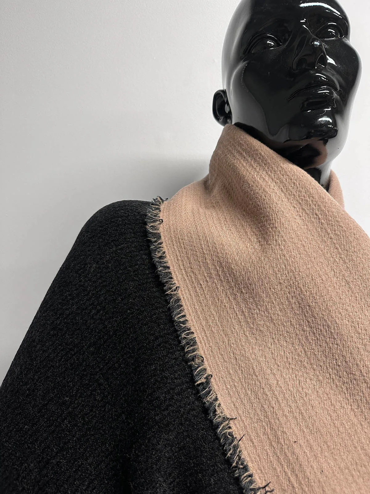 Italian Luxury Double Faced Velvet Wool Coating