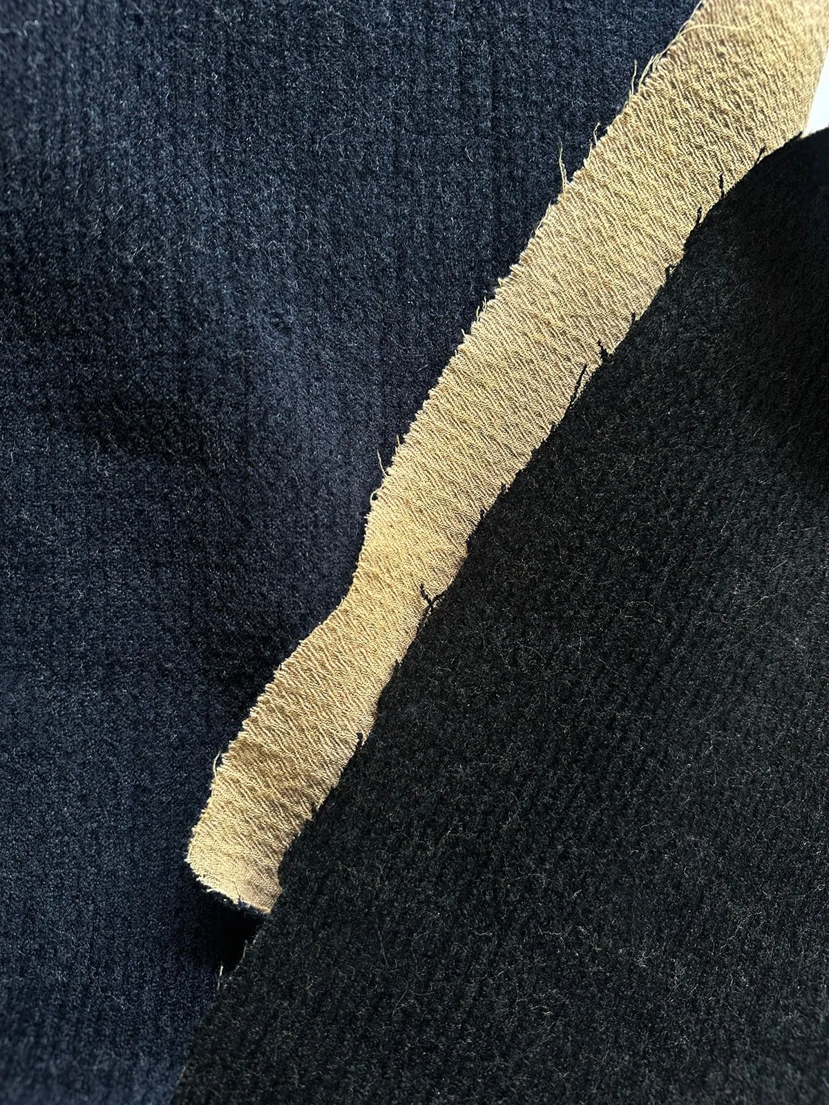Italian Luxury Double Faced Velvet Wool Coating