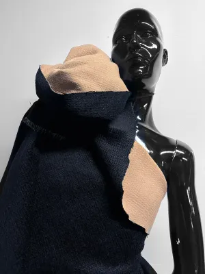 Italian Luxury Double Faced Velvet Wool Coating