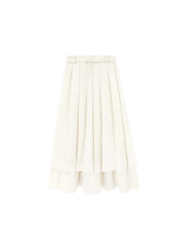 Jacket Love Skirt Sweet Long Skirt Button Short