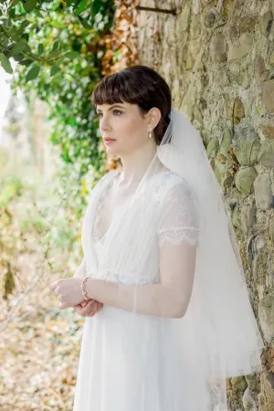 Krissy, Fingertip Double Tulle Veil