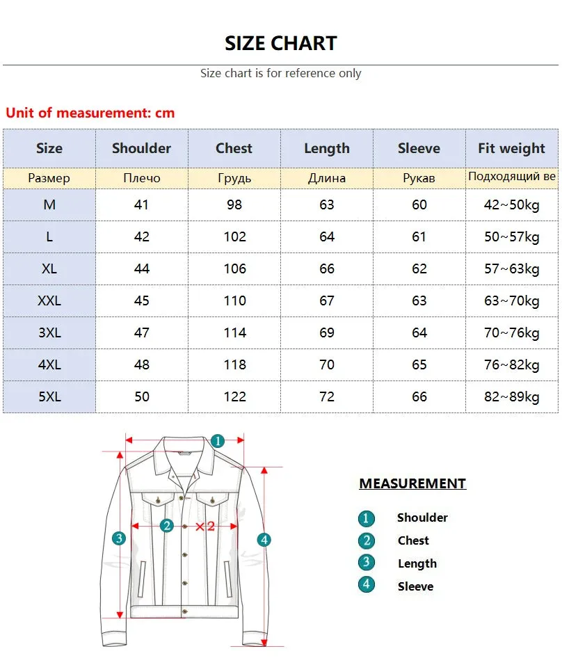Men's Winter Warm Denim Jacket