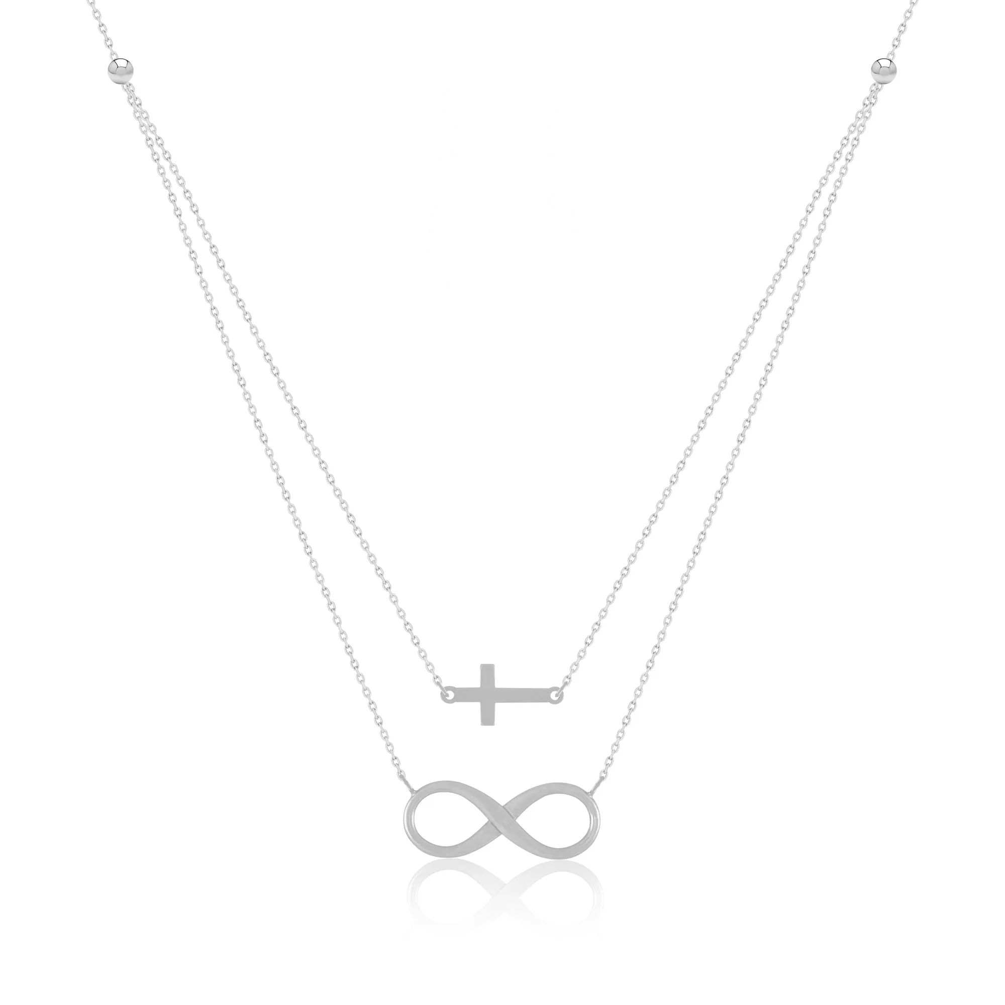 "The Eden" Infinity Cross Necklace
