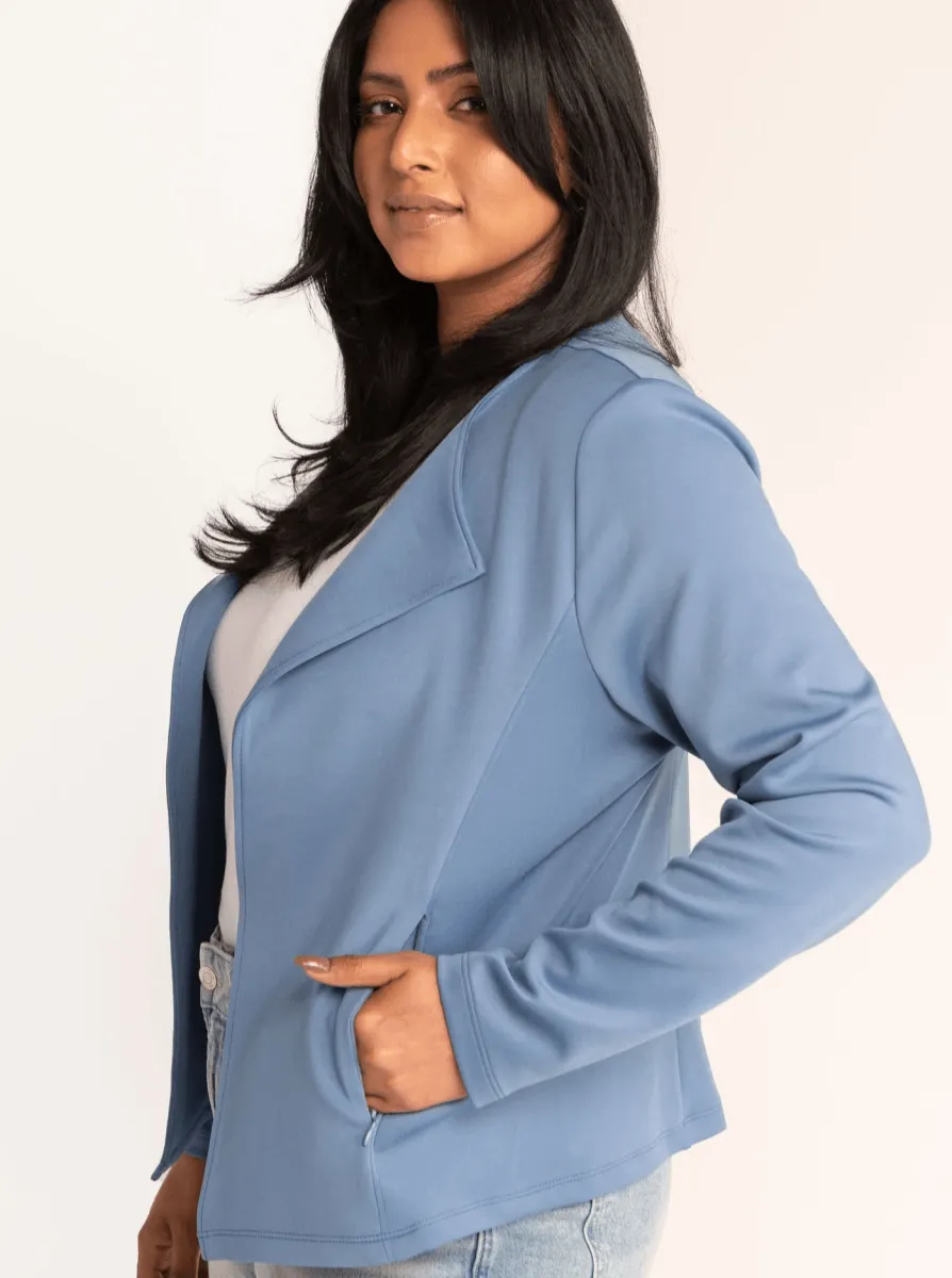 The Jardigan in Glacier Blue