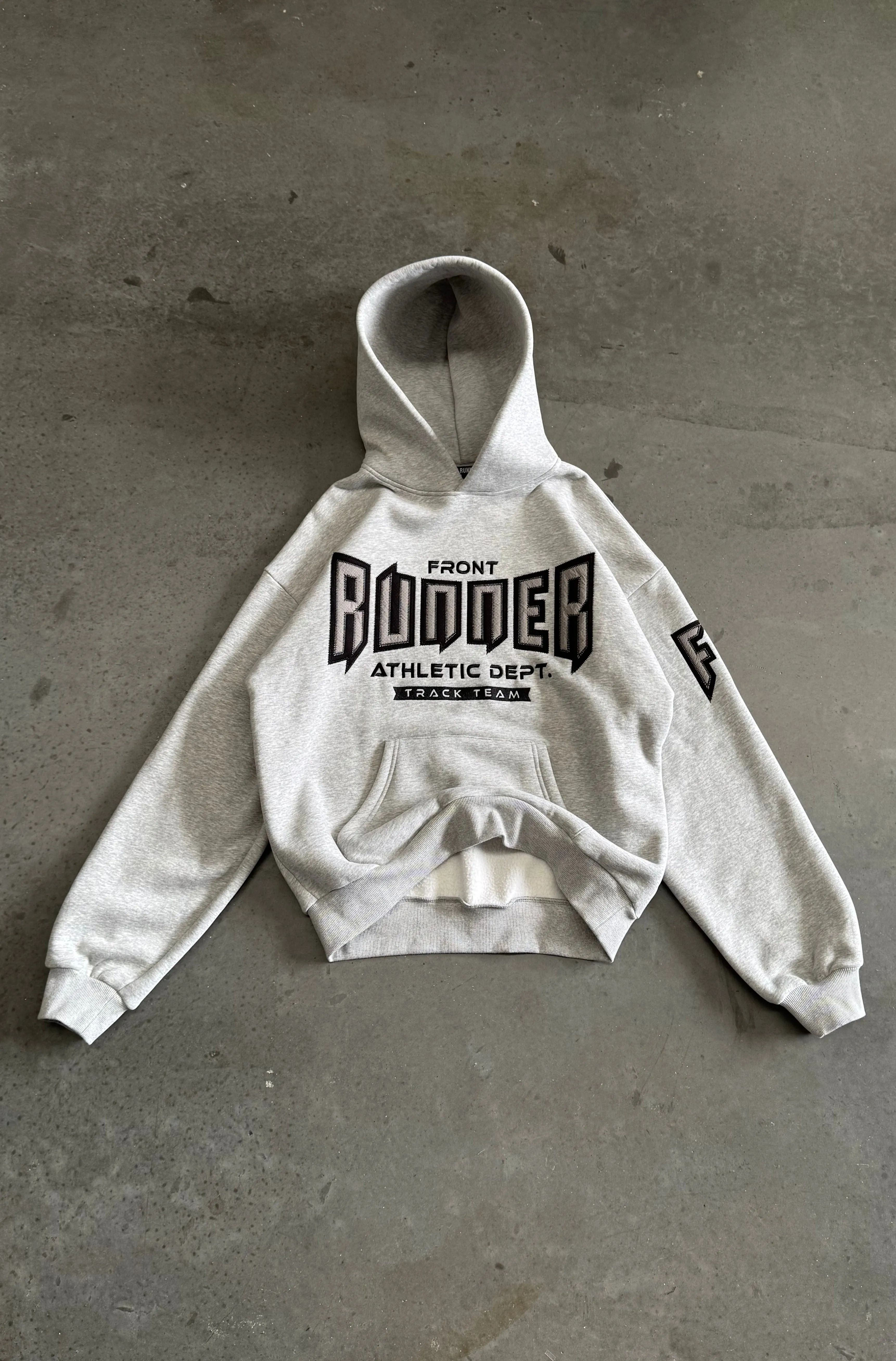 Viper Dept Hoodie - Grey Marle