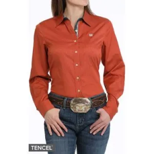 Women's Cinch Women's Stripe Button-Down Western Shirt MSW9165063